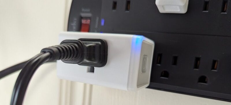 photo of Kasa smart plug with fan