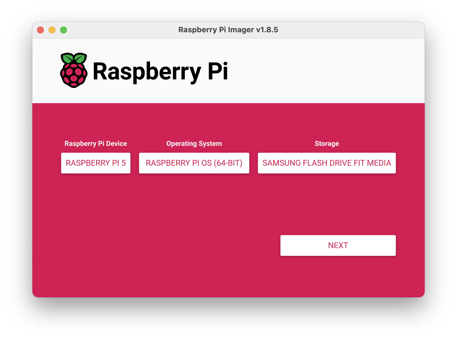 raspberry pi storage