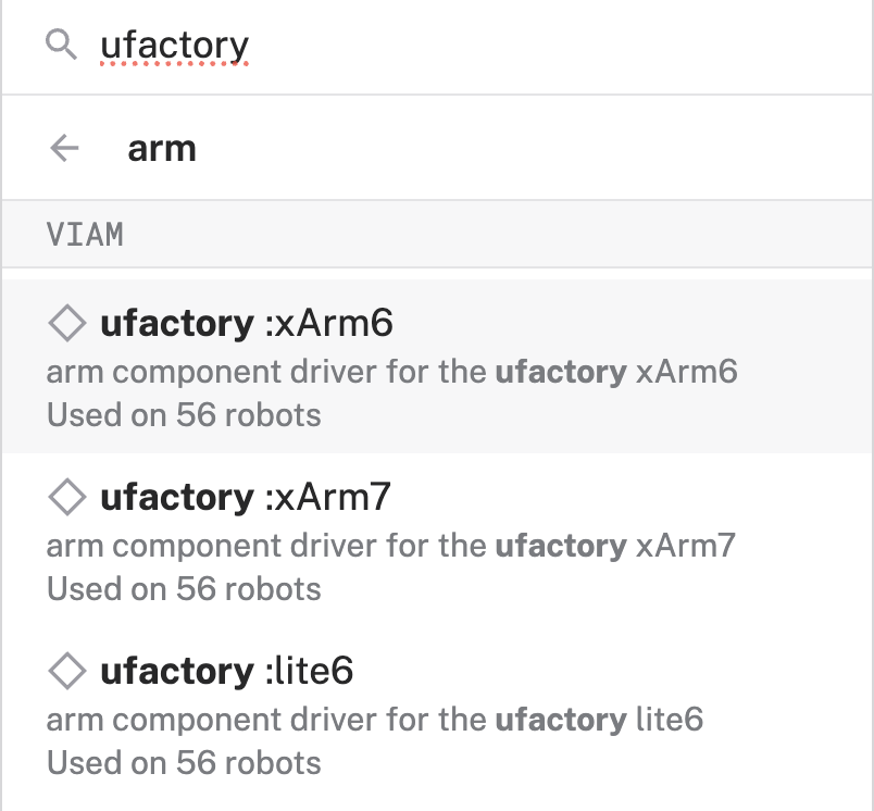 find arm module