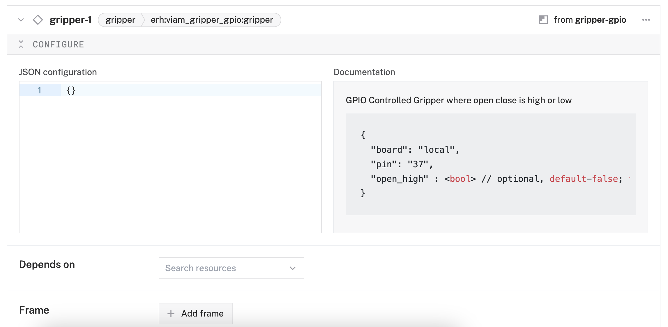 gripper component added