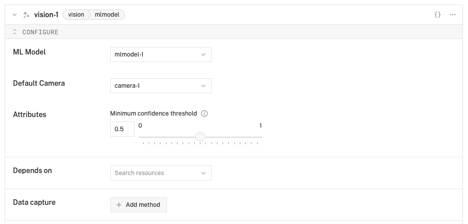 configure vision service