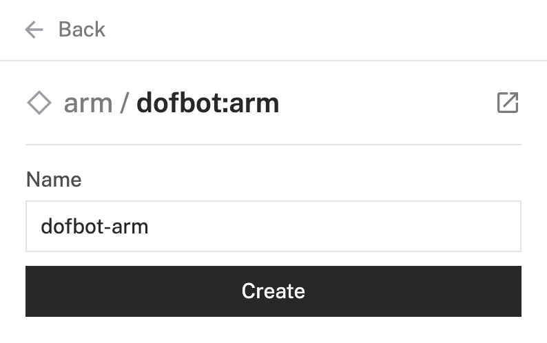 add the dofbot arm component