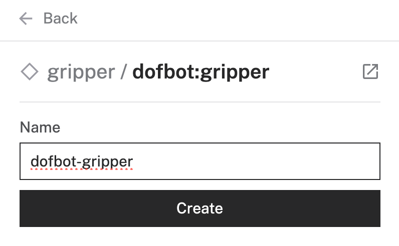 add the dofbot gripper component