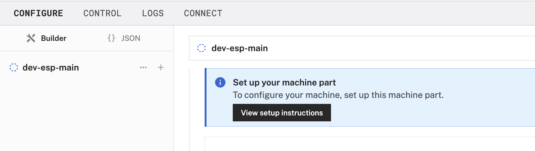 view setup instructions