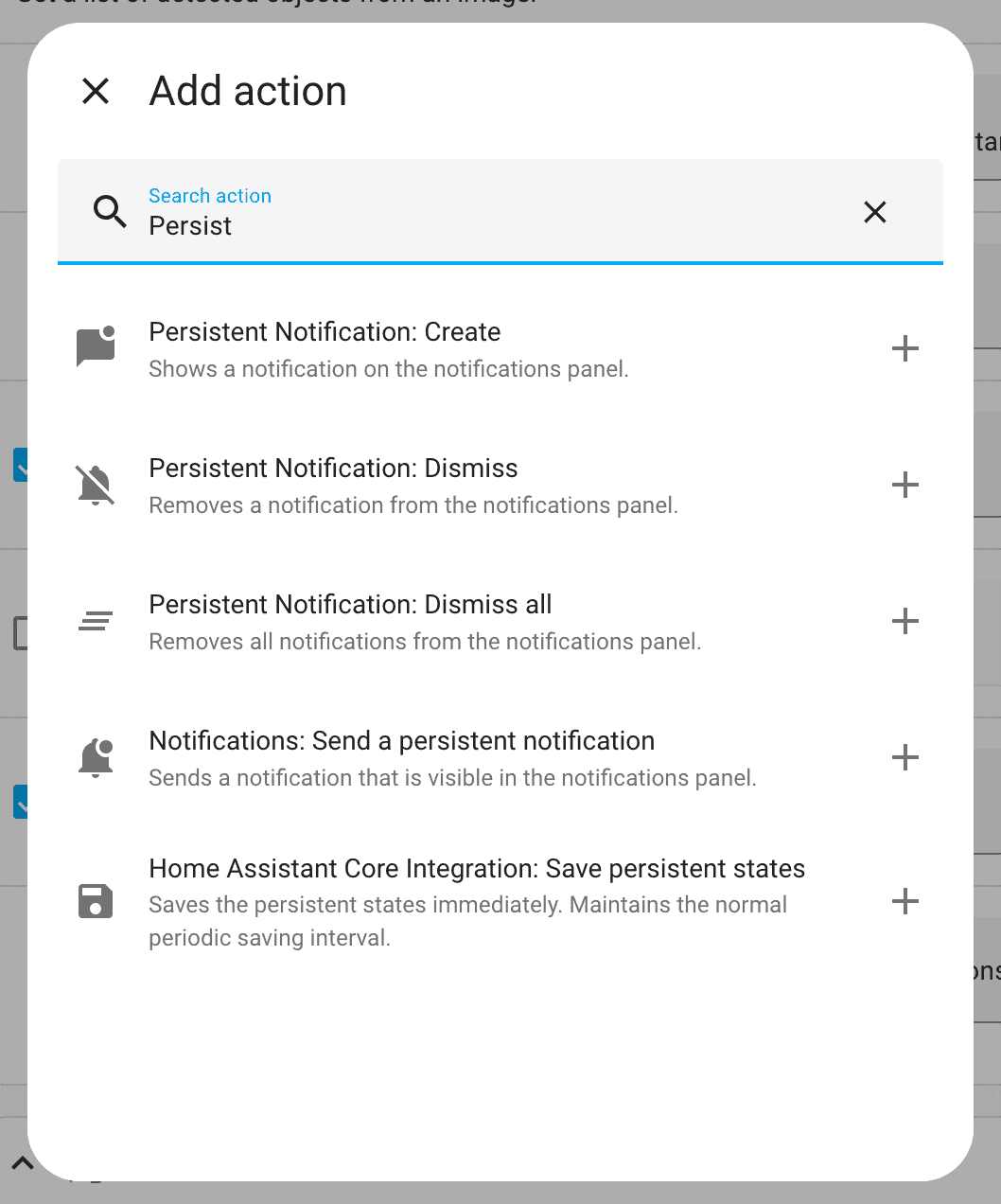 notification action