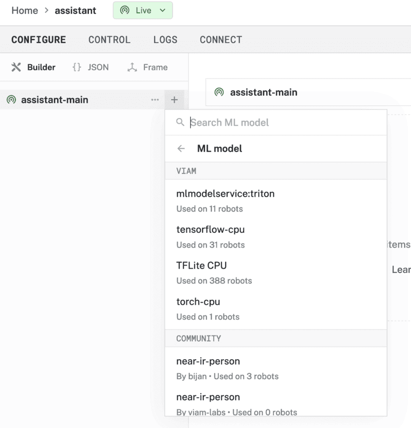 select ML model