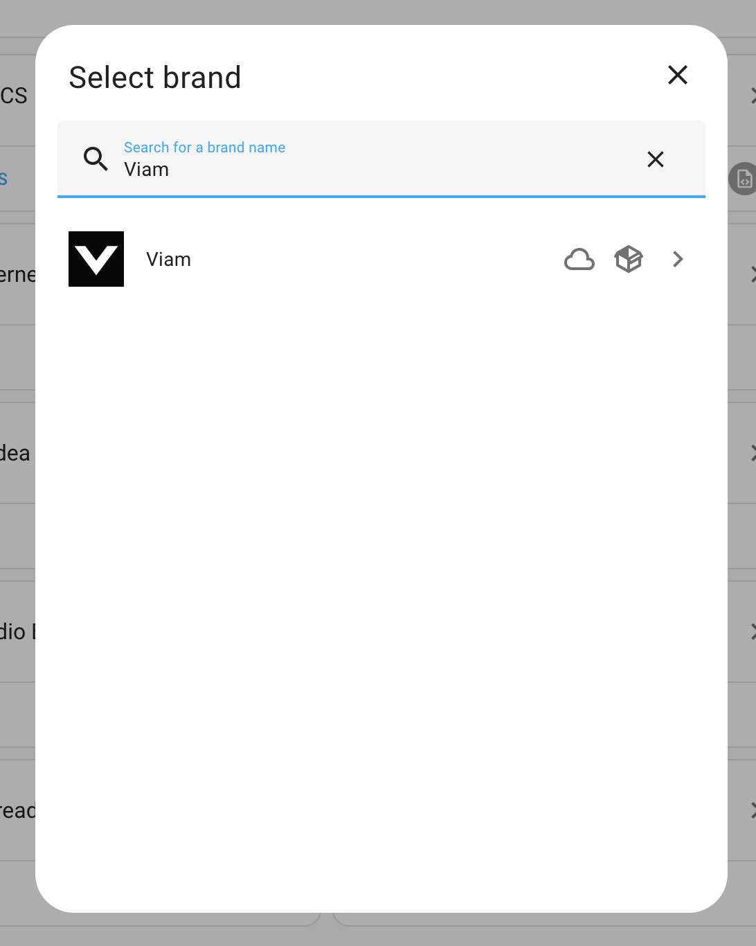 search for Viam integration