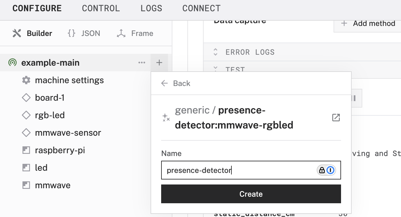 name the presence detection service