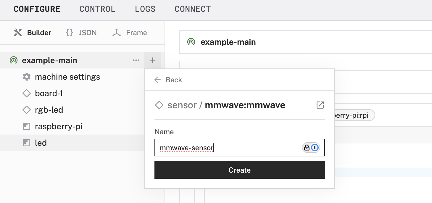 name the sensor mmwave component