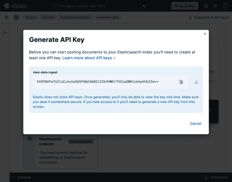 copy generate key