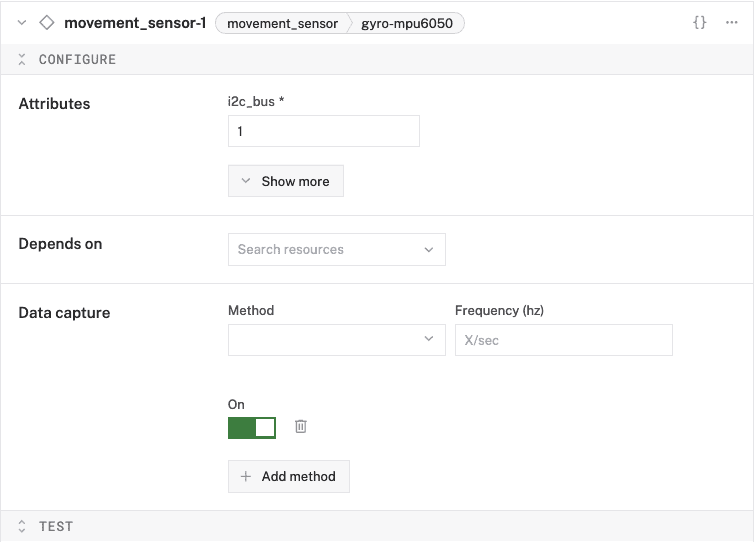 add data capture method