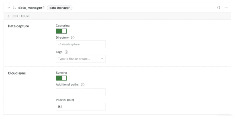 configure sensor component