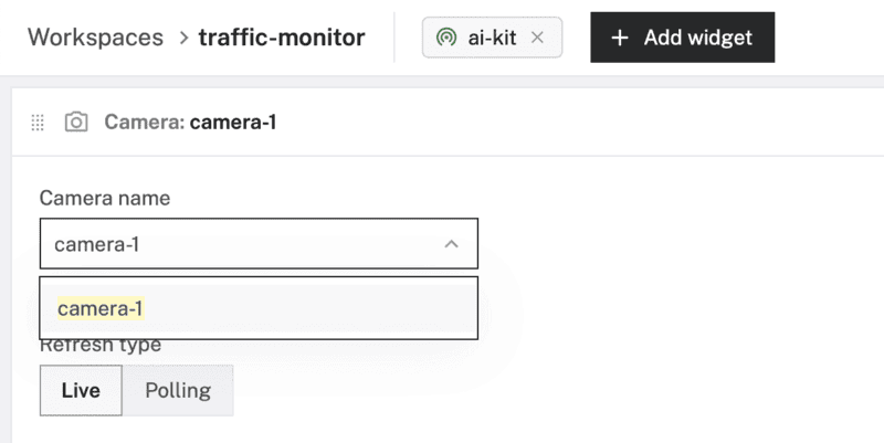 select camera component