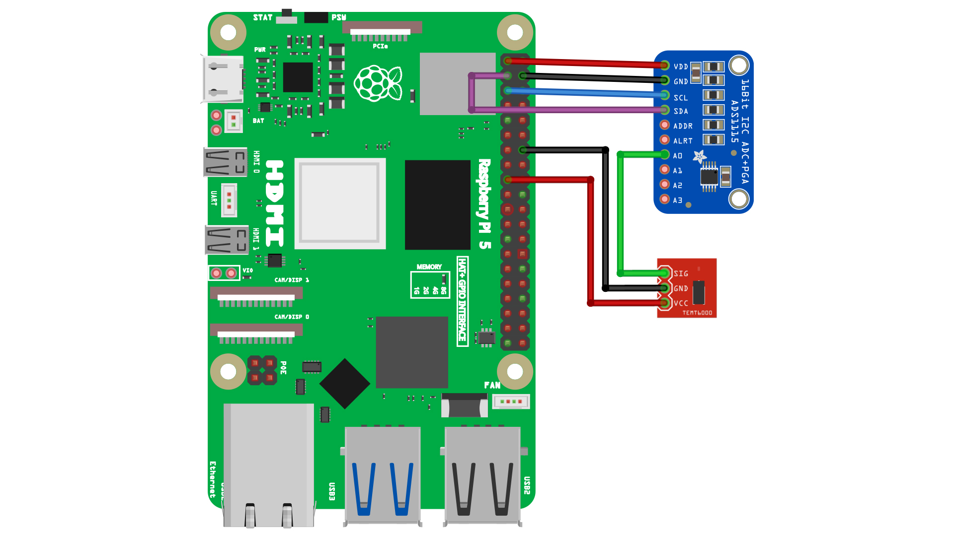 TEMT6000 Connection Diagram