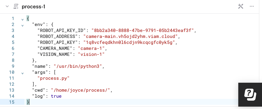 configure JSON