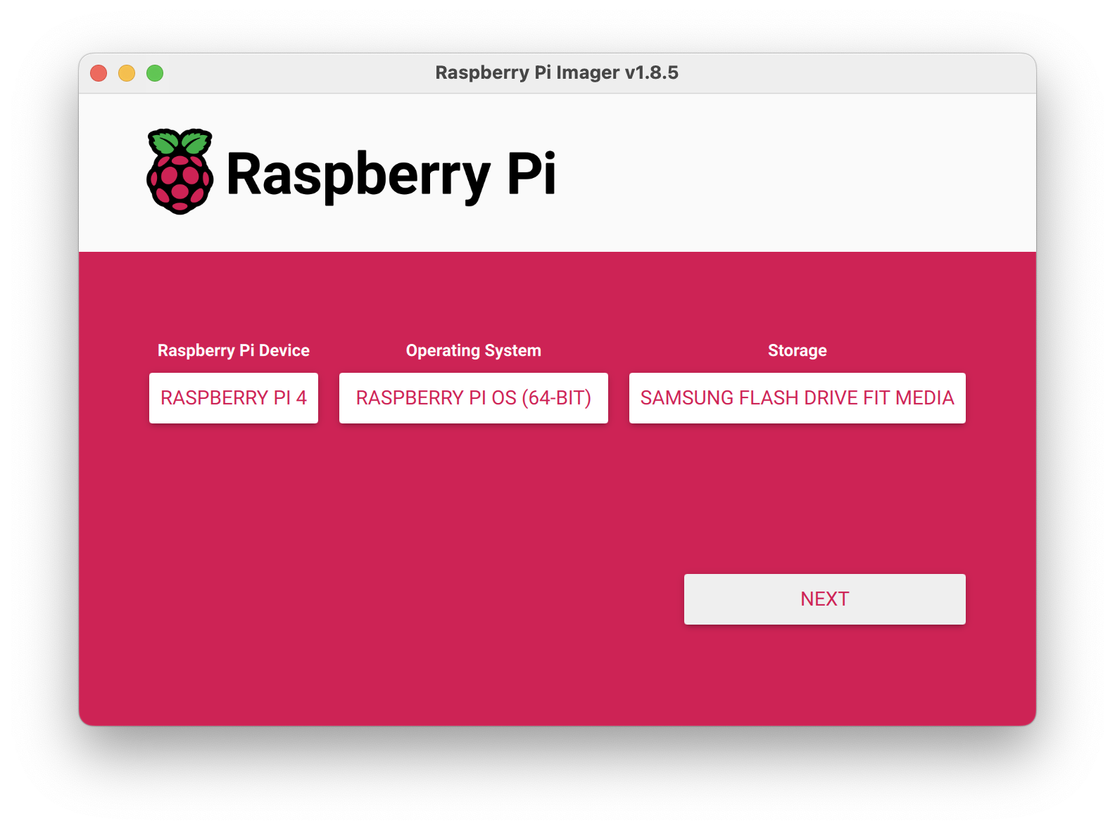 raspberry pi storage