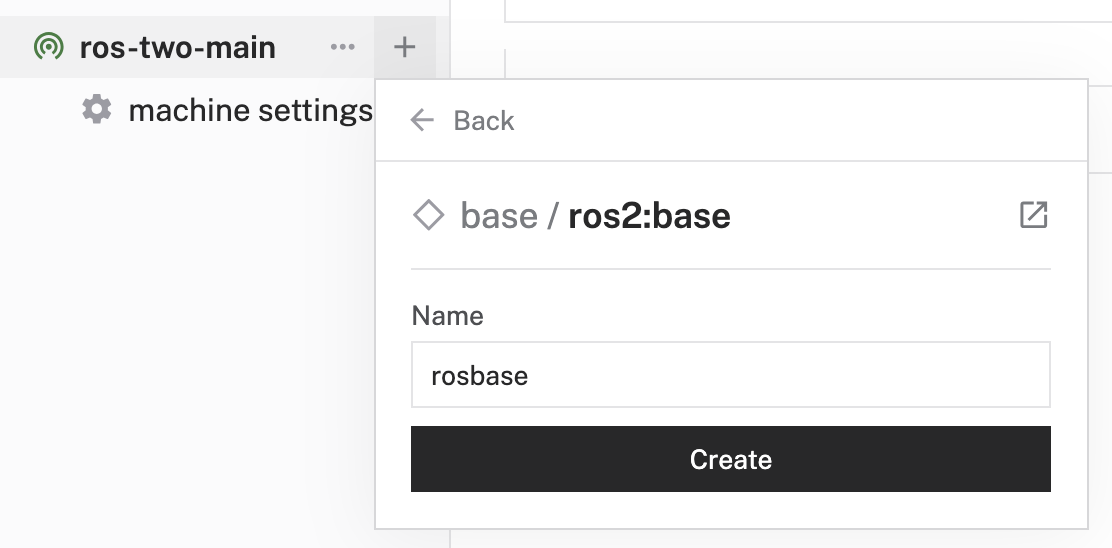 create rosbase