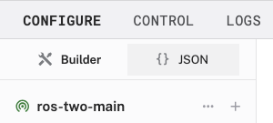 switch to JSON config