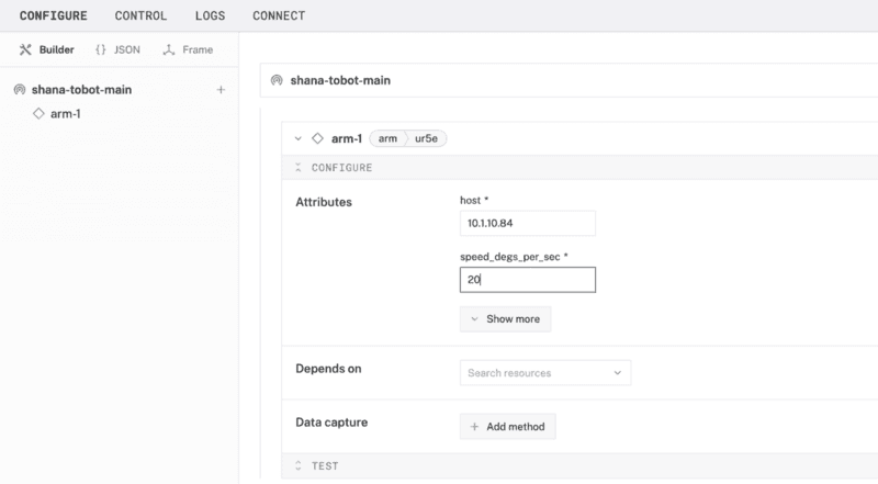 configure attributes