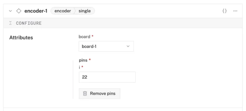 configure encoder