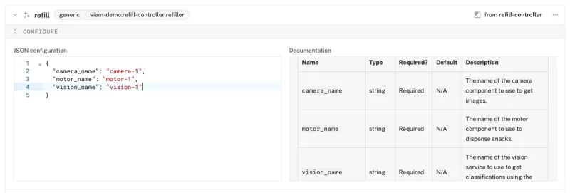 configure refiller service