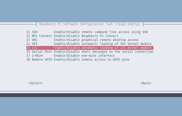 enable i2c protocol