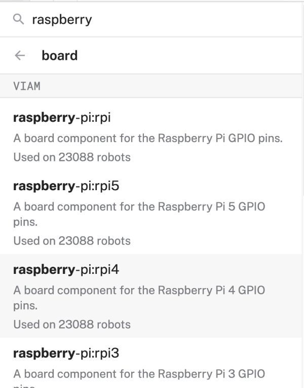 find Raspberry Pi 4 board