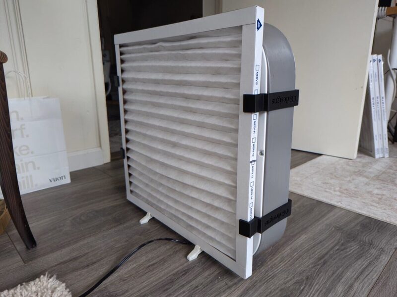 box fan and air filter