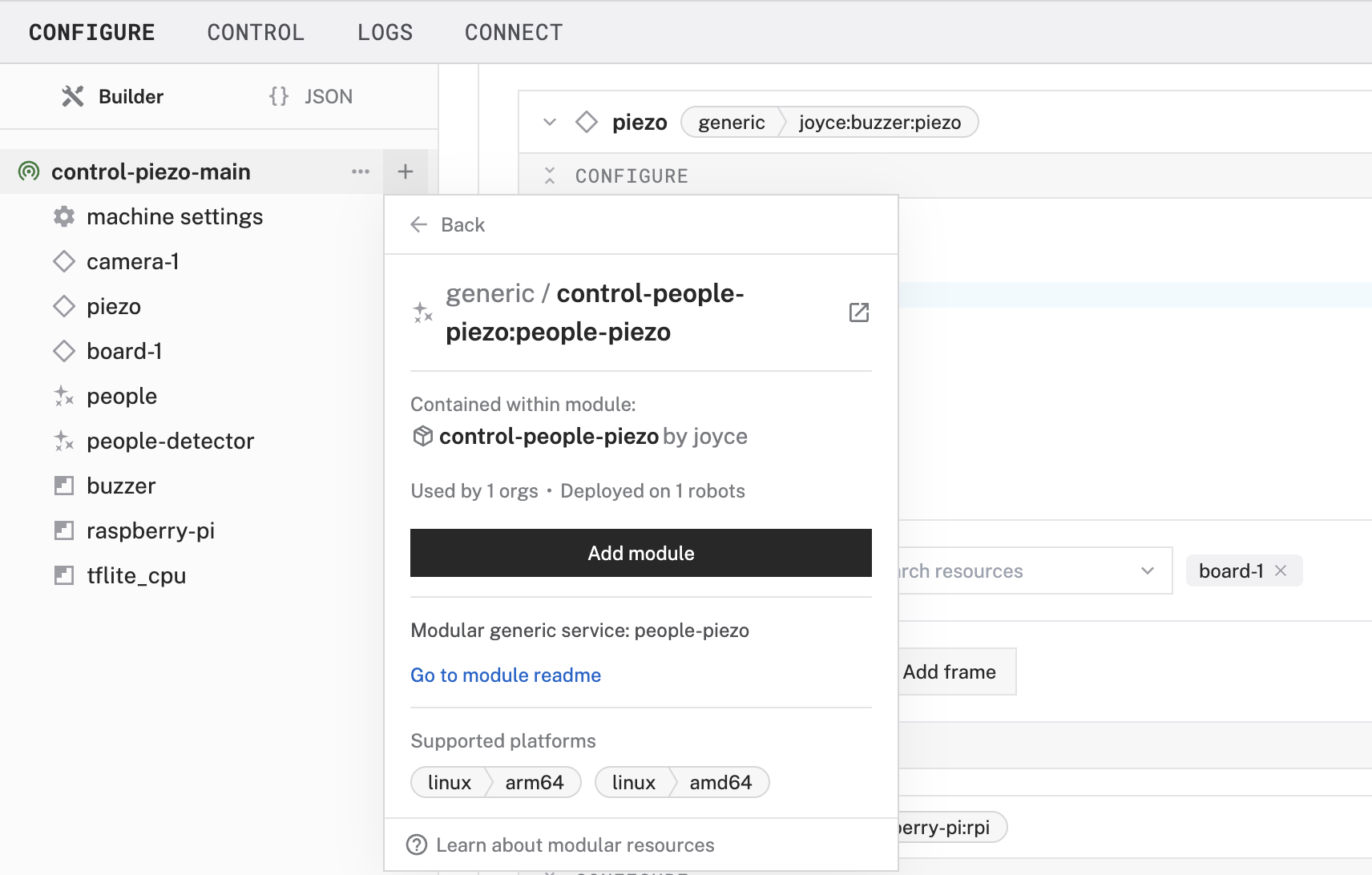 add control module