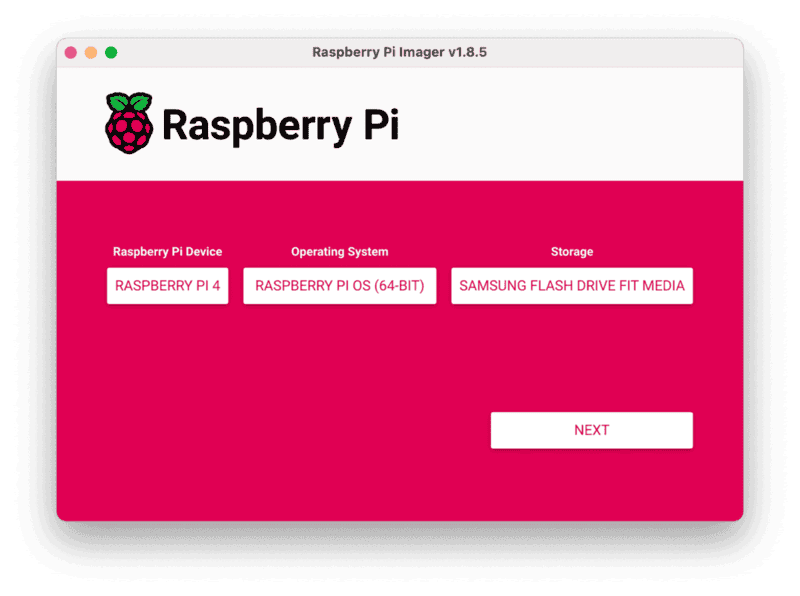 raspberry pi storage